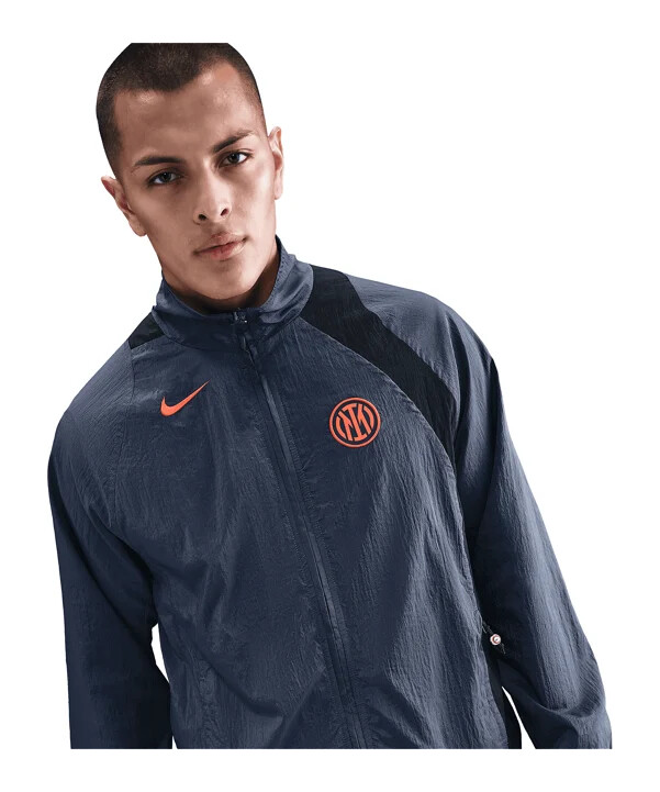nike inter milan t90 træningsjakke blå f437