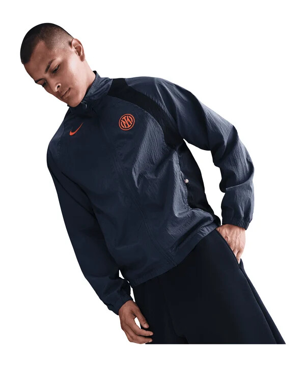 nike inter milan t90 træningsjakke blå f437