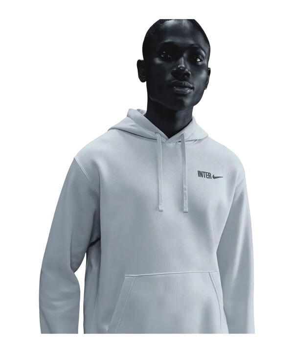 nike inter milan nsw club hættetrøje grå f085