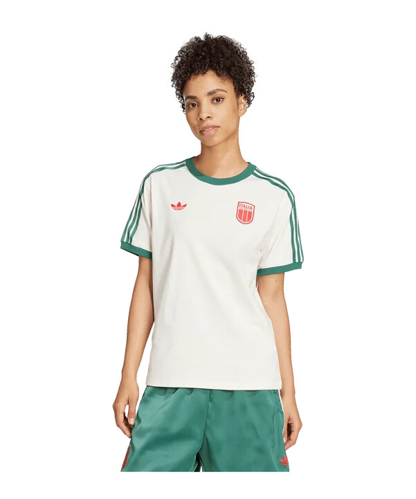 adidas italien hvid t-shirt til kvinder