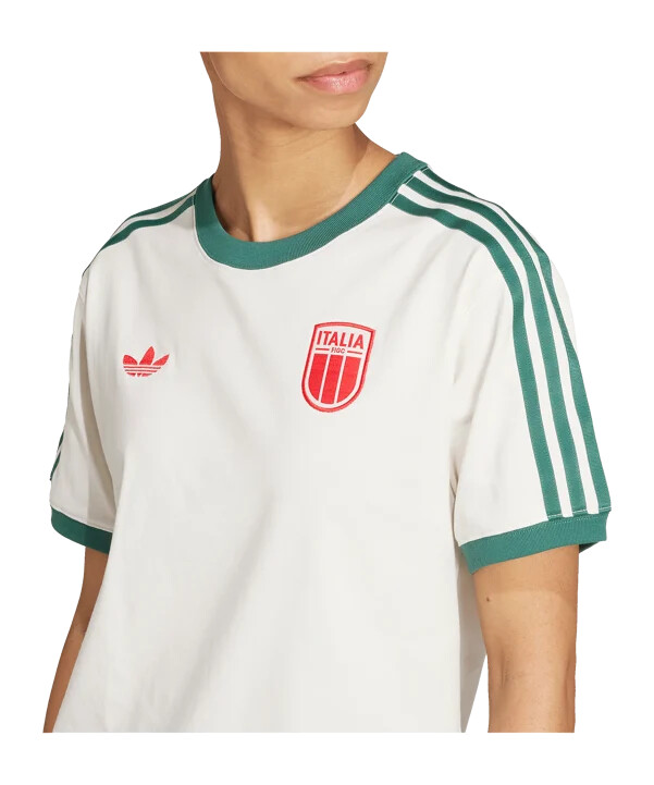 adidas italien hvid t-shirt til kvinder