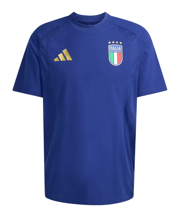 adidas italien tiro rejset-t-shirt blå