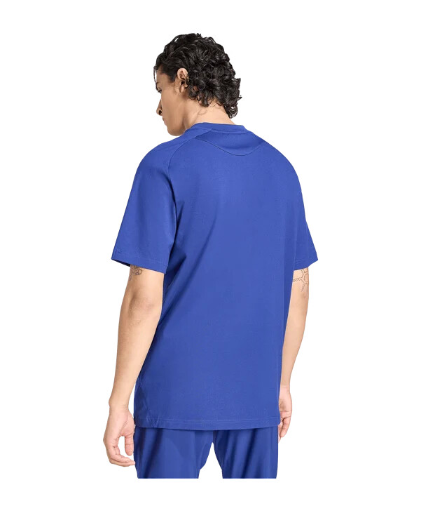 adidas italien tiro rejset-t-shirt blå