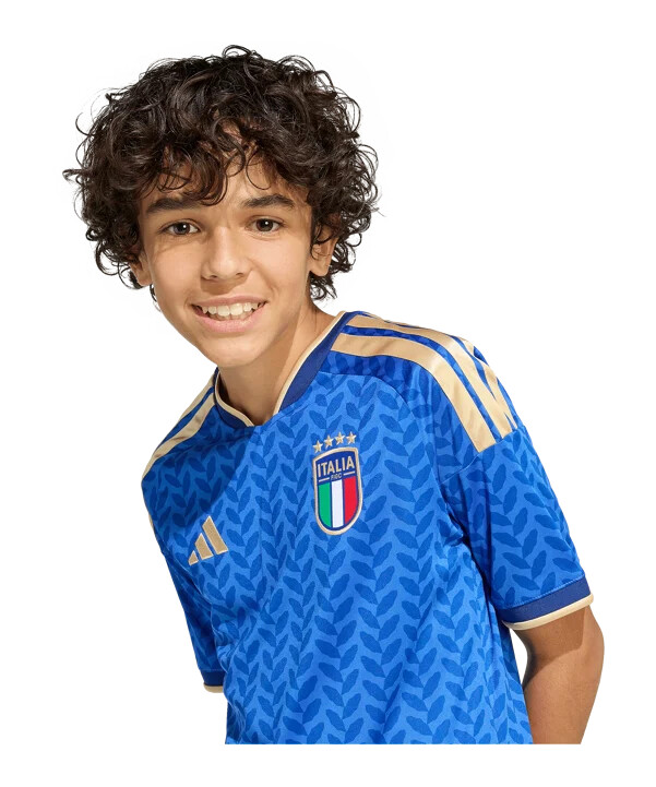 adidas italien hjemmebanetrøje vm 2026 børn blå