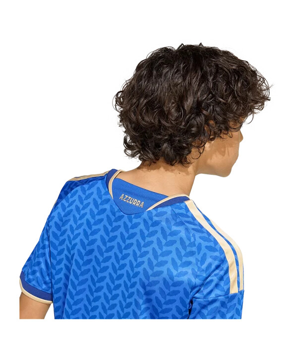 adidas italien hjemmebanetrøje vm 2026 børn blå