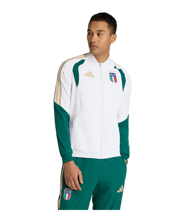 adidas italien præsentationsjakke hvid