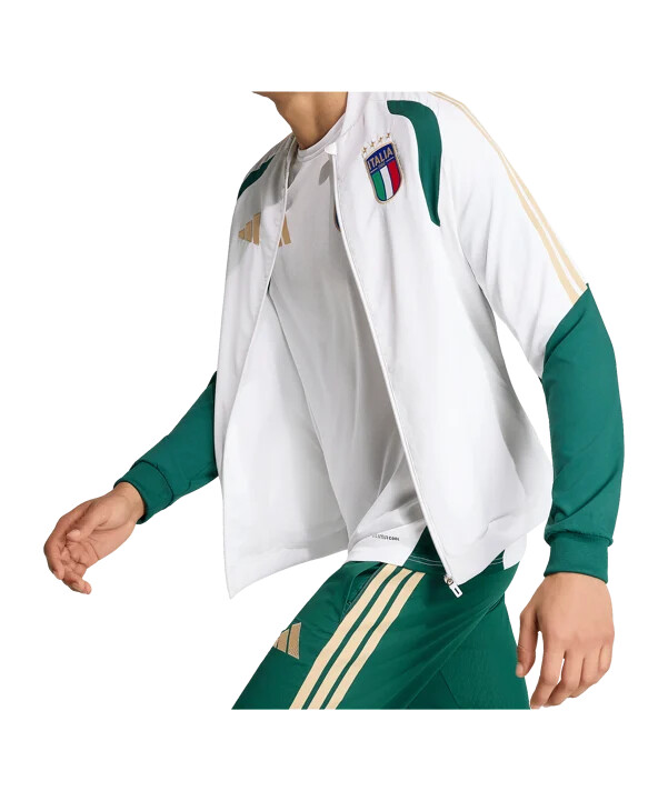 adidas italien præsentationsjakke hvid