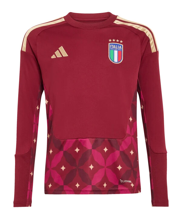 adidas italien målmand langærmet hjemmebane vm 2026 børn rød