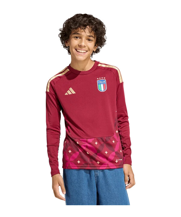 adidas italien målmand langærmet hjemmebane vm 2026 børn rød