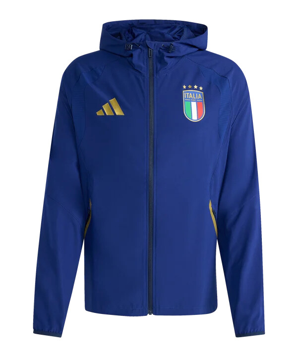 adidas italy tiro travel windbreaker jakke blå