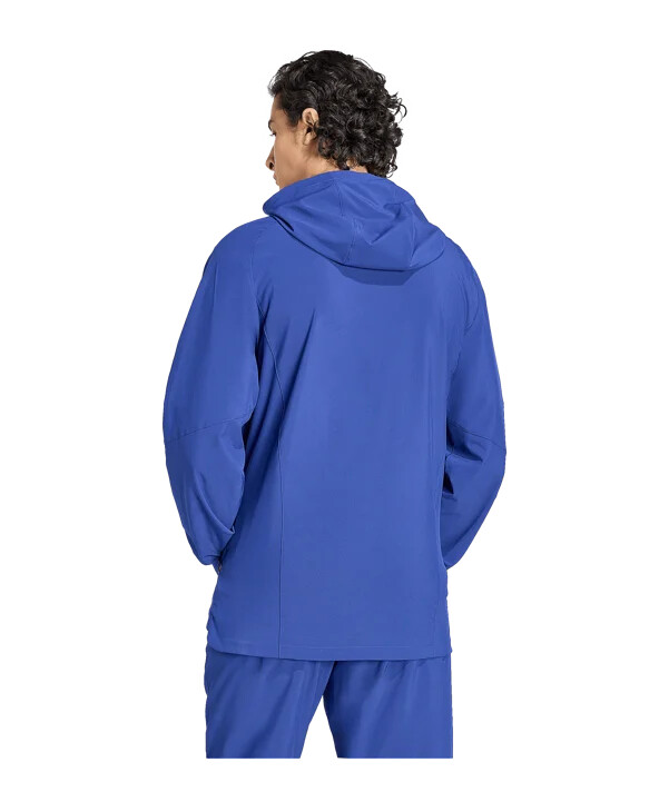adidas italy tiro travel windbreaker jakke blå