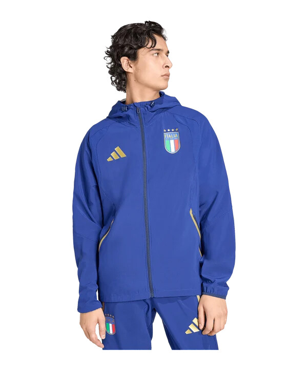 adidas italy tiro travel windbreaker jakke blå