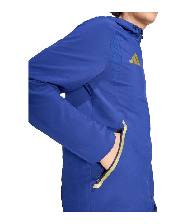 adidas italy tiro travel windbreaker jakke blå