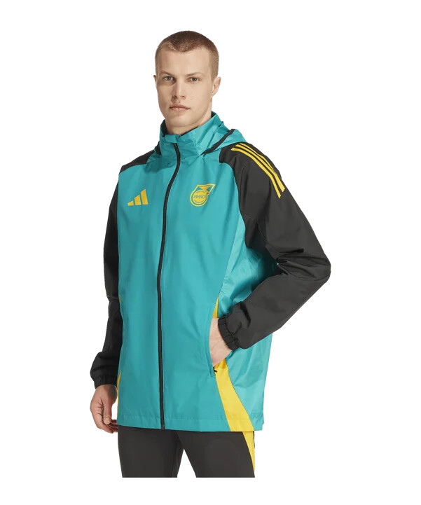 adidas jamaica regnjakke grøn