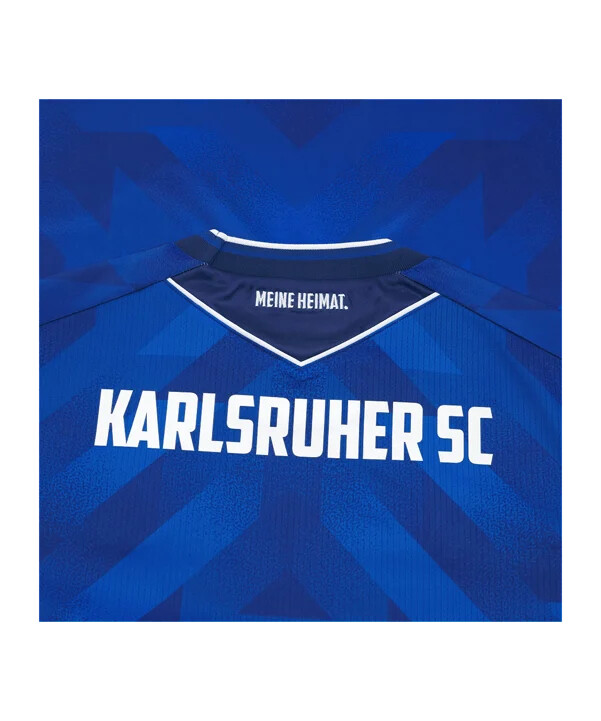 macron karlsruher sc hjemmetrøje 20252026 blå
