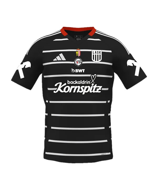 adidas lask udebanetrøje 20242025 børn sort