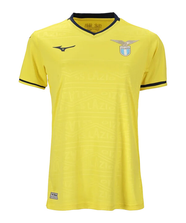 mizuno lazio rom udebanetrøje 20242025 børn gul f43