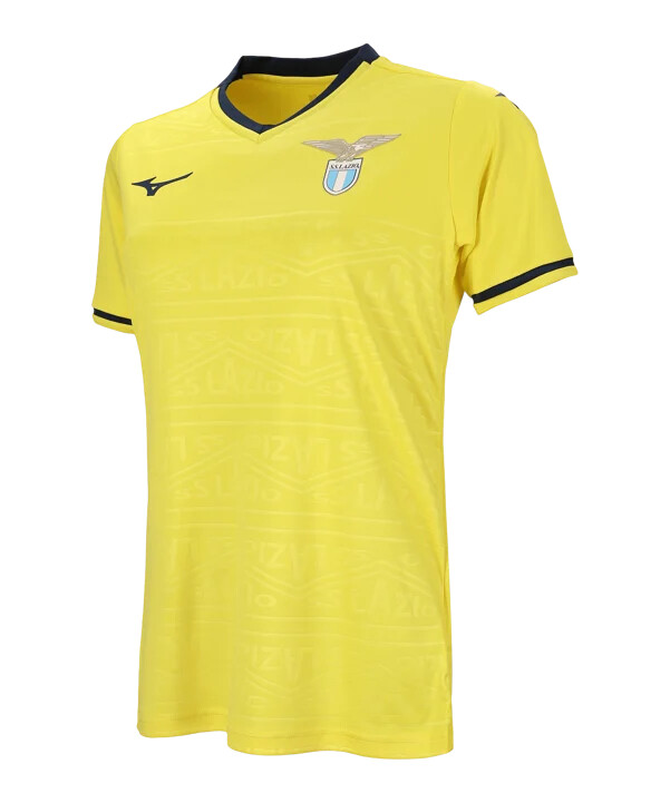 mizuno lazio rom udebanetrøje 20242025 børn gul f43
