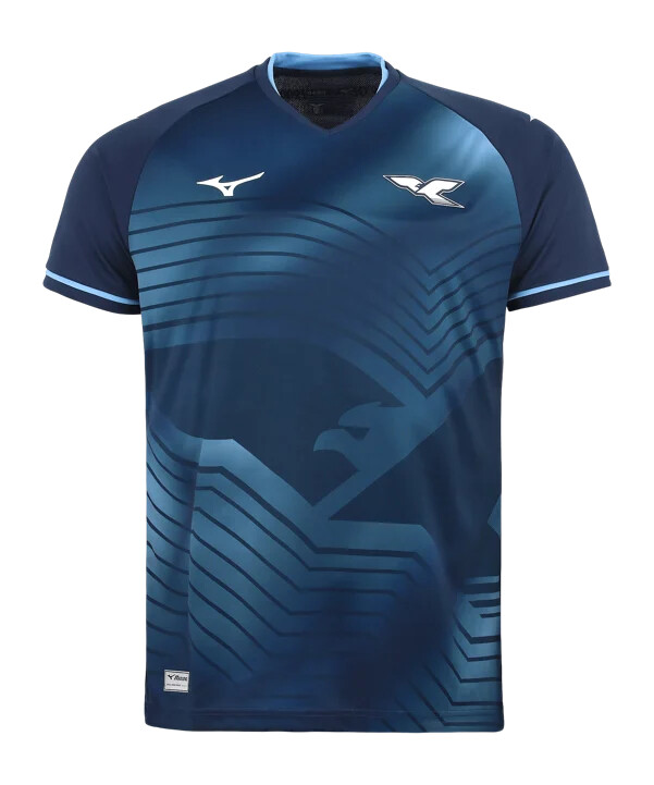 mizuno lazio roma trøje 3. plads 20252026 blå f14