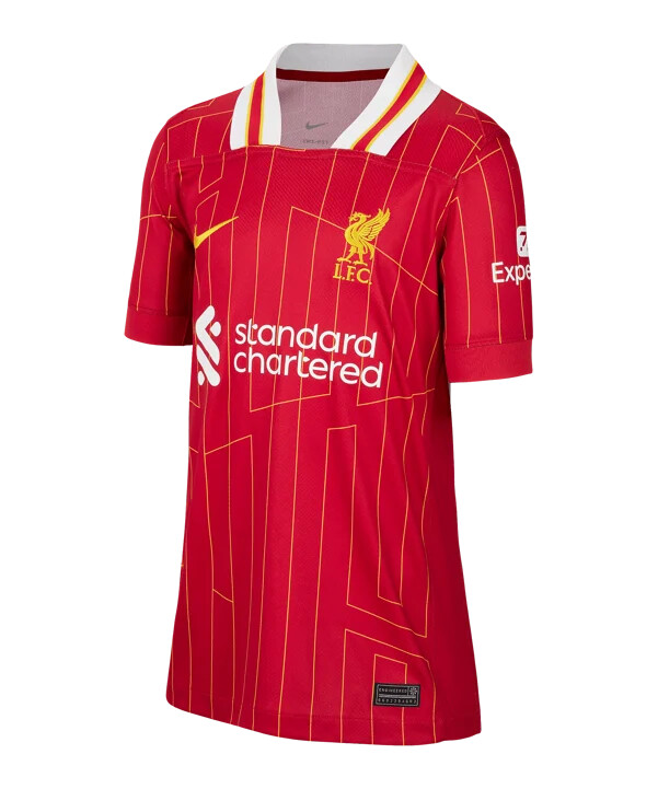 nike fc liverpool hjemmebanetrøje 202425 børn rød f688