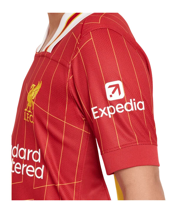 nike fc liverpool hjemmebanetrøje 202425 børn rød f688