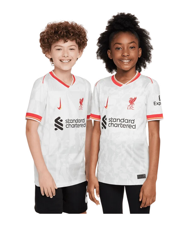 nike fc liverpool trøje 3. klasse 20242025 børn hvid f101