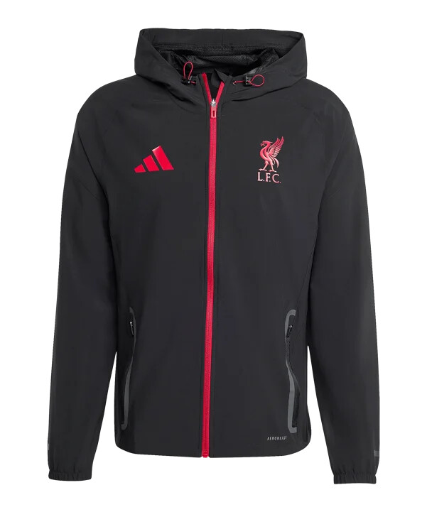 adidas fc liverpool tiro 25 konkurrencejakke sort