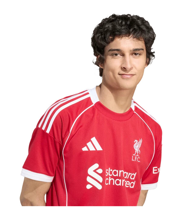 adidas fc liverpool hjemmebanetrøje 20252026 rød