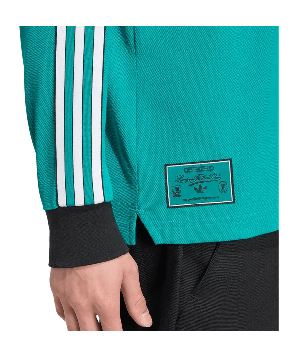adidas fc liverpool icon langærmet polo grøn