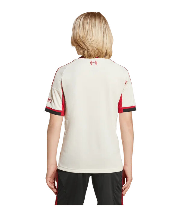 adidas fc liverpool udebanetrøje 202526 børn hvid
