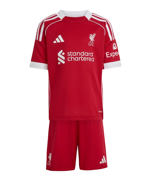 adidas fc liverpool hjemme trøje 202526 børn rød