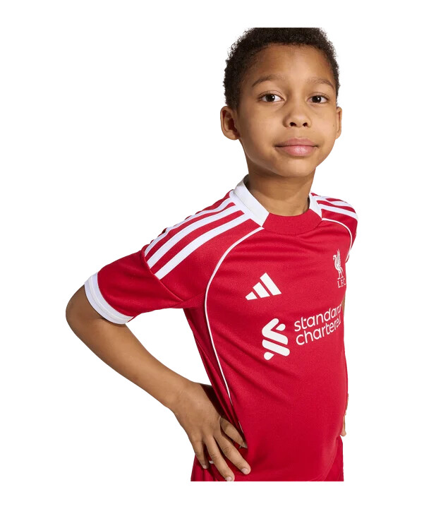 adidas fc liverpool hjemme trøje 202526 børn rød