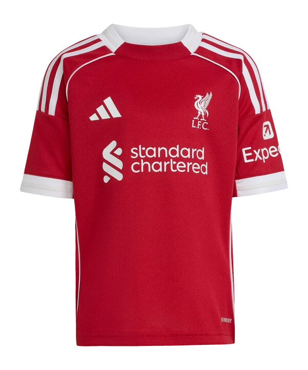 adidas fc liverpool hjemme trøje 202526 børn rød