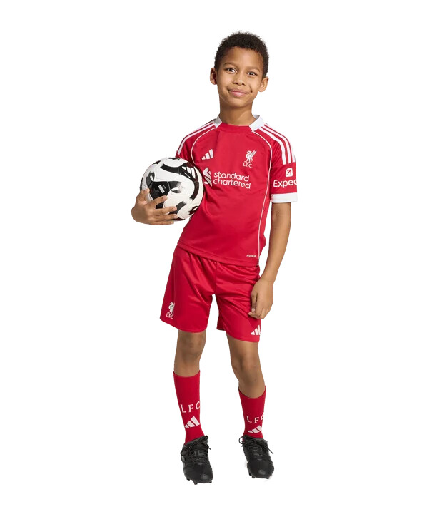 adidas fc liverpool hjemme trøje 202526 børn rød