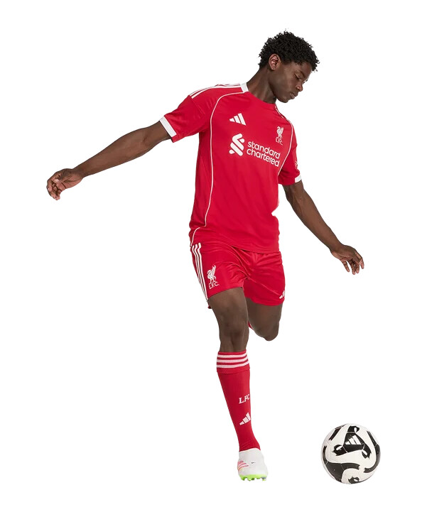 adidas fc liverpool hjemmebanetrøje 20252026 rød