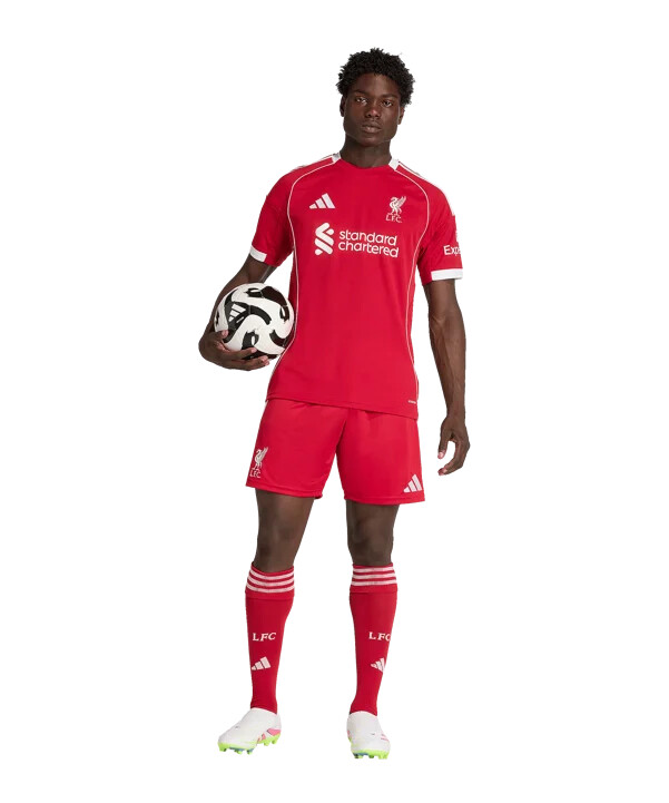 adidas fc liverpool hjemmebanetrøje 20252026 rød