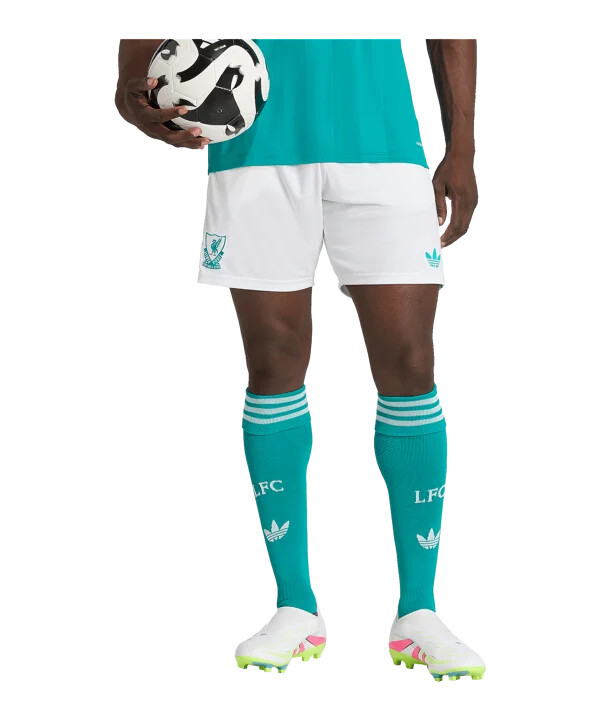 adidas fc liverpool shorts 3. klasse 20252026 hvid