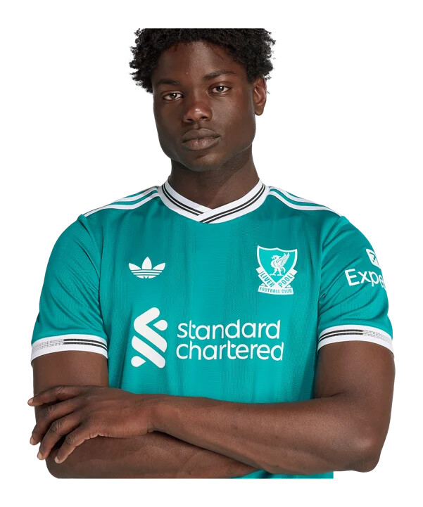 adidas fc liverpool autentisk 3. trøje 20252026 grøn