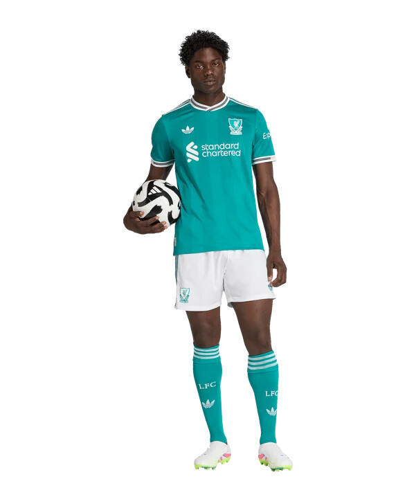 adidas fc liverpool autentisk 3. trøje 20252026 grøn