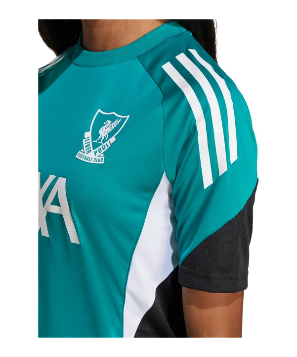 adidas fc liverpool europæiske træningstrøje 202526 børn grøn