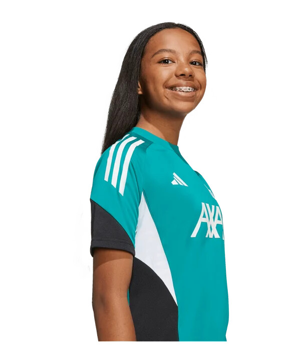 adidas fc liverpool europæiske træningstrøje 202526 børn grøn