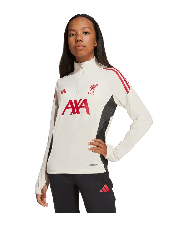 adidas fc liverpool konkurrence træningstrøje 202526 børn hvid
