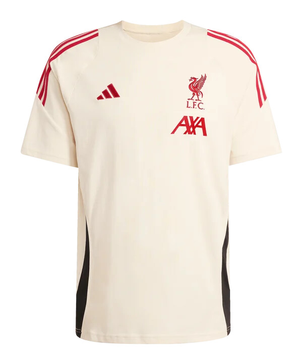 adidas fc liverpool tiro bomuld t-shirt hvid