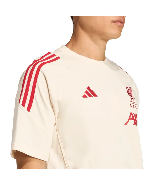 adidas fc liverpool tiro bomuld t-shirt hvid