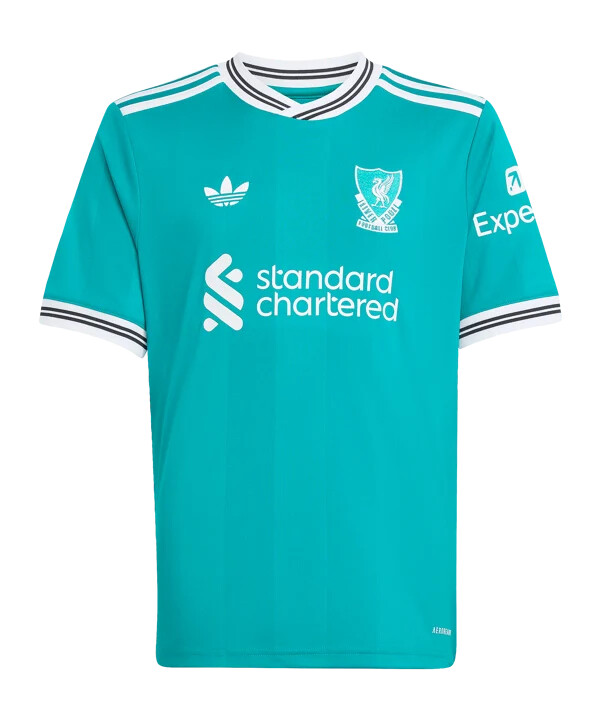 adidas fc liverpool 3. trøje 20252026 børn grøn
