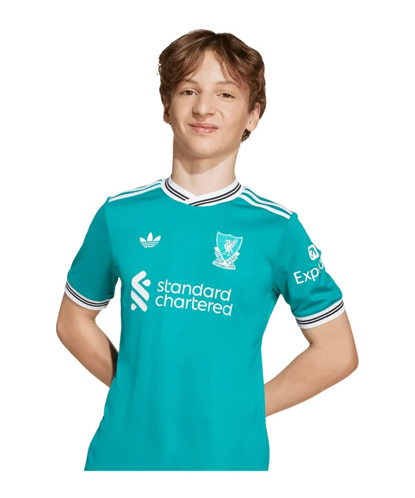 adidas fc liverpool 3. trøje 20252026 børn grøn