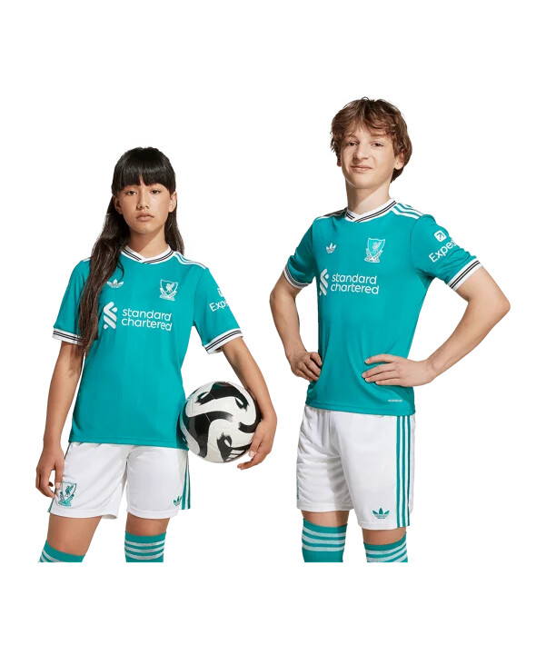 adidas fc liverpool 3. trøje 20252026 børn grøn