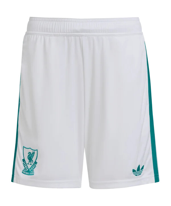 adidas fc liverpool shorts 3. klasse 20252026 børn hvid