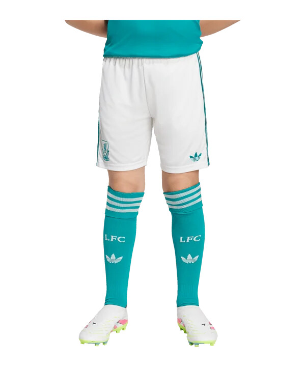 adidas fc liverpool shorts 3. klasse 20252026 børn hvid