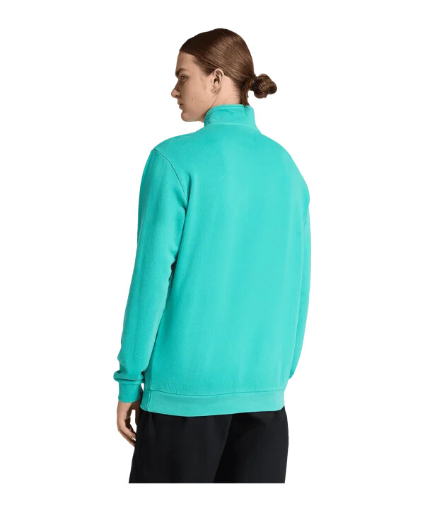 adidas fc liverpool icon sweatshirt med kort lynlås grøn